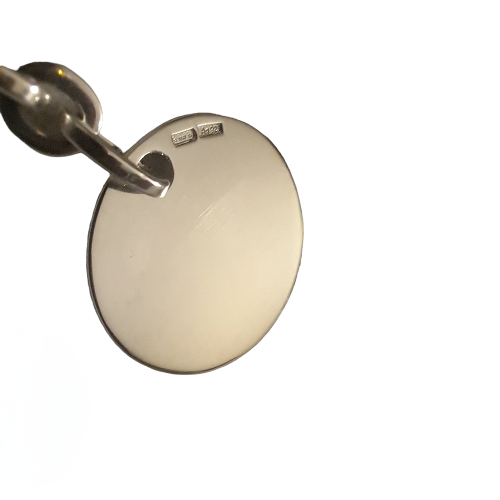 Gucci Icon Gucci Logo Silver Round Trademark Charm - Picture 4 of 6